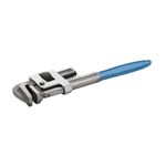 AGRICO TATA Stilson Type Pipe Wrench | Ideal for Construction & Heavy-Duty Applications for Industrial & Professional Use | Alloy Steel Wrench GREY & BLUE | Size -14Inch/350 mm