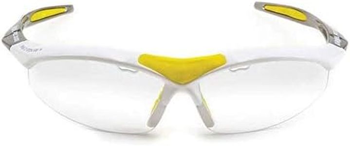 Karakal Unisex Pro 3000 Eyeguard, White/Yellow