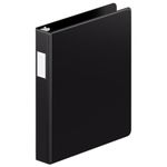 Wilson Jones ENVI Heavy Duty 1-Inch Round Ring Binder, Letter Size, 175-Sheet Capacity, Black (5050513531)