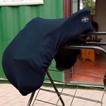 Harrison Howard Fleece Horse Saddle Cover for GP/CC Horse Saddle Cover-Navy