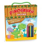 Hello Friend My First Dinosaur Colouring Activity Suitcase: 2 Colouring, 1 Activity Book & 1 Sticker Book with 8 Full Size Colour Pencils