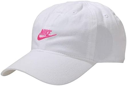 Nike Toddler Kid's Swoosh Baseball Cap Strapback Hyper Pink/White Sz: 2/4T