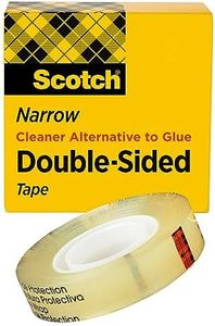 Scotch Permanent Double Sided Tape, 665, 12.7mm x 22.8m