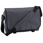 BagBase Messenger Bag, Graphite, One Size