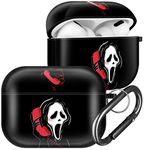 Ulirath Telephone Skull for AirPod Pro 2019 Case Skull Halloween Funny Fun Design Cases Horror Scary Cute for AirPods Air Pods Pro Theme Skeleton Cover Cases Skin for Boys Girls Kids