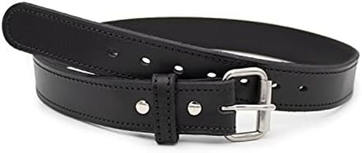 The Ultimate Steel Core Gun Belt | Concealed Carry CCW Leather Gun Belt with Steel Insert | Made in The USA | The Toughest 1 1/2 inch Premium Heavy Duty Leather Gun Belt, Midnight Black, Belt Size 34 (For Pant Size 30)