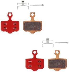 YINCL Bike Brake Pads,2 Pairs Bicycle Brake Pads,32mm*29.5mm Sintered Metal Bike Disc Brake Pads Compatible with AVID Elixir,for Mountain Bike/Road Bike/Ebike/MTB