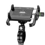 YAMAHA Claw Grip Mobile Holder for Motorcycles | 360° Phone Protection| Aluminium Clamp | Black |Y6AMOBHJGU23