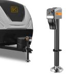 KYX Electric Tongue Jack - 7500LB, 9.84"-33.85", Waterproof for Travel Trailer, 12V DC, RV, Utility, Yacht Trailer