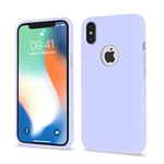 Pikkme Back Cover | Full Camera Protection | Raised Edges | Super Soft Silicone | Bumper Case for iPhone Xs Max (Elegant Purple)