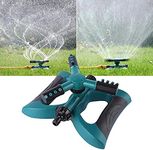 Tibomoom Lawn Sprinkler Automatic Garden Water Sprinkler, 360 Degree Rotation Irrigation System Large Area Coverage, Leak Free, Sprinkler for Lawn Garden Yard and Kids Fun