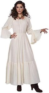 California Costumes Renaissance Peasant Chemise Adult Costume (Beige), Small/Medium