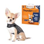 Thundershirt mens Pettorina Anti Ansia per Cani ThunderShirt Classic Dog Anxiety Jacket Heather Gray XX Small, Grey, XXS UK