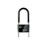 Loufy Waterproof Control Bicycle U Shape Lock Smart Bike Lock with TUYA APP Passcode Fingerprint Safe Electronic Lock,A