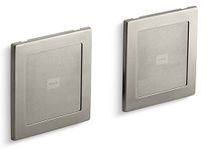 Kohler K-8033-BN Sound Tile Speakers(Pair of Speakers), Vibrant Brushed Nickel