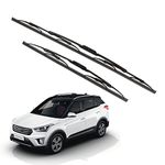 Kylo Windshield Wiper for Hyundai Creata Old/Conventional and Traditional Windshield Water Repellency Scratch Proof Wiper Blades Suitable for Hyundai Creta Old(Driver Side 26",Passenger Side 16")