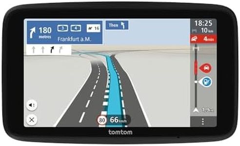 TomTom Car Sat Nav GO Classic 2nd (5 inch, with Traffic information, speed cam alert trial, Europe Map updates included, updates via WiFi, Moving Lane Guidance, integrated reversible mount)