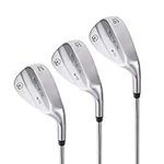 Mile High Life | Entry Level Golf Sand Wedge Sets | Beginner’s Golf Gap Wedge Sets | Lob Wedge Golf Clubs for Men & Women (52/56/60 Degrees Set)