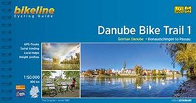 Cycling Guide Danube Bike Trail 1: Part 1: German Danube. From Donaueschingen to Passau. 1:50.000, 600 km