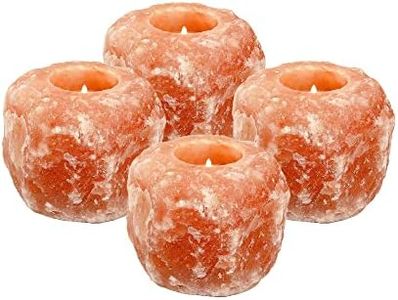 Soportes para Velas (4 Unidades, Sal Natural)