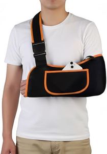 Arm Sling, Lightweight & Breathable Medical Sling with Adjustable Shoulder Strap, Shoulder Mesh Immobilizer Slings for Elbow Injury/Torn Rotator Cuff/Wrist Injury/Surgery, Right or Left, Women or Men