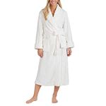 Carole Hochman Ladies' Plush Wrap Robe White, XX-Large