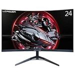 LC-Power 24 inch FHD Gaming Monitor 165Hz 1920x1080, 1500R, FreeSync, HDR Ready, DP&HDMI,1ms, LC-M24-FHD-165-C-V2