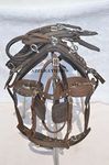 AMAZING HORSE STUFF Nylon Driving Harness for Horse Cart, Heart Shaped Studd & Sparkling Stones on Browband Full, Cob, Pony, Shetland, Mini Brown (Full)