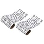 sourcing map 2001 to 3000, 3001 to 4000 Consecutive Number Stickers Inventory Label Black Numbers for Office Warehouse Numbering Classification, Total 2000pcs