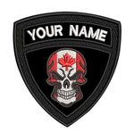 Custom Tactical Name Patch, Personlized Name Patches with Hook & Loop Iron on Tactical Morale Embroidered Name Tapes,Military Patch for Caps Bags Vests Military Uniforms