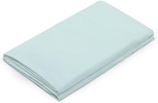 HBHLFZ King Flat Sheet Only,Soft and Breathable Brushed Ultra-Fine Fiber Bed Sheets - Hotel Grade Bed Sheets - No Wrinkles,Shrink Resistant and Fade Resistant-Easy to Care for（King，Light Blue）