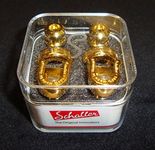 Schaller Strap Locks Guitar S-Lock Pair (Gold)