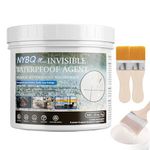 35OZ(1KG) Transparent Waterproof Coating,Super Strong Waterproof Insulation Sealant,Liquid Sealant for Roofs, Walls, Indoor & Outdoor Use