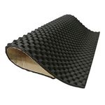 UNFAIRZQ 20mm Car Hood Engine Firewall Heat Mat Deadener Sound Noise Proof Insulation Deadening Soundproofing Foam Sticker car heat shields insulation mat