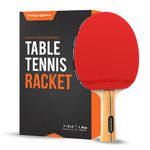 PRO SPIN Ping Pong Paddle - High-Performance Table Tennis Racket | Ping-Pong Paddle for Indoor & Outdoor Games (Single Paddle)