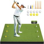 Golf Mat, 5×4 ft Golf Hitting Mats 