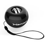 Xerceo Auto-Start Power Gyro Ball, for Wrist & Forearm Training, Black