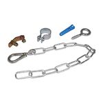 GAS COOKER STABILITY SAFETY CHAIN KIT WITH FITTINGS AND BRACKET