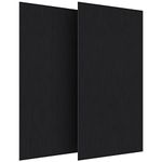 2Pack Anodized Aluminum Sheet 6 x 12 x 1/32(0.0315") Inch Black Anodized Aluminum Metal Plates Engraving Blanks for Laser Engraving, DIY, 0.8MM Thin Decorative Aluminum Metal Sheets for Crafting