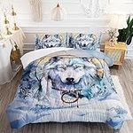 AILONEN Wolf Comforter Set Full Siz