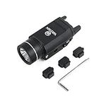 SBGJMY TL R Tactical Airsoft Torch Flashlight,1000 Lumens Strobe Rifle Torch Constant-on/momentary-on Pistol Light for Pistol Rail (Black)