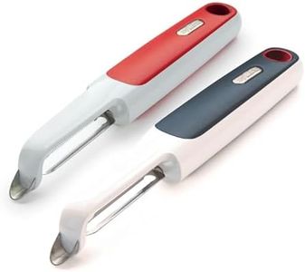Zyliss 2-Piece Swivel & Soft-Skin Peeler Value Set - Potato, Cucumber and Carrot Vegetable Peeler - Tomato and Peach Fruit Peeler - Kitchen Tool & Gadget with Stainless Steel Blades - Dishwasher Safe