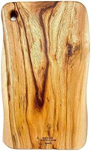 Byron Bay Large Organic Wooden Anti-Bacterial Camphor Laurel Chopping Board Kitchen Serving Cutting Wooden Platter Multi-Purpose 460x280x25mm