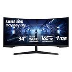 Samsung 34" Odyssey G5 Gaming Monitor - UWQHD 165Hz HDR AMD FreeSync (2020) (LC34G55TWWNXZA) [Canada Version]", black