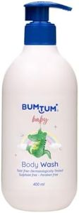 Bumtum Baby Body Wash Gentle & Tear Free For Babies/Child/Kids All Skin Type, Paraben Free 400 ML (0-5 Year)