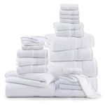 White Bath Towels for Bathroom Set-