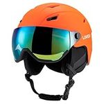 Lixada Ski Helmet with Goggles Set, Snowboard Helmet for Men and Women Youth