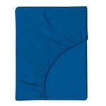 Fitted Sheet Only - 40cm Deep Pocket and 100% Egyptian Cotton, Hotel Luxury Beddings 400TC Sheets and Mattress Covers, Extra-Soft and Cool Bedsheets - Royal Blue Solid, King Size.