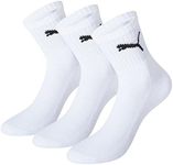 PUMA Unisex K-rey-pu507w6 Socks, White, 8-Jun UK