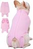 Caslfuca Dog Surgery Recovery Suit - After Spay, Abdominal Wounds Post Surgical Recovery, Anti Licking Breathable Dog Onesies for Small, Medium & Large Pet, Alternative Bandages Cone E-Collar